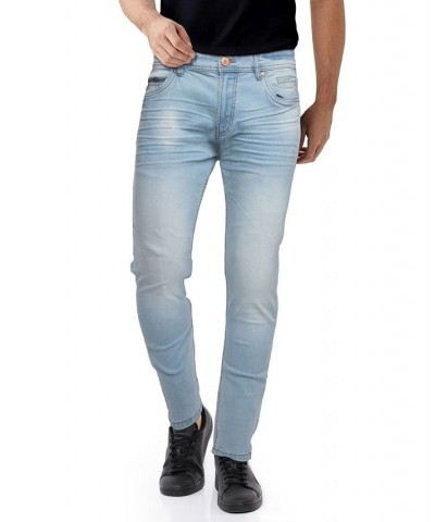 Men's Stretch 5 Pocket Skinny Jeans Blue $42.12 Jeans