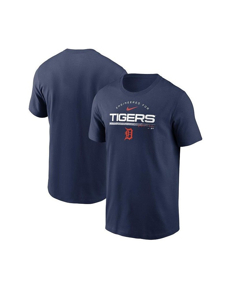 Men's Navy Detroit Tigers Team Engineered Performance T-shirt $29.49 T-Shirts