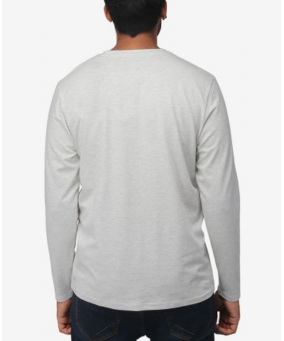 Men's Soft Stretch Crew Neck Long Sleeve T-shirt PD07 $19.60 T-Shirts