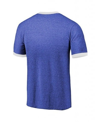 Men's Threads Blue Toronto Maple Leafs Buzzer Beater Tri-Blend Ringer T-shirt $28.90 T-Shirts