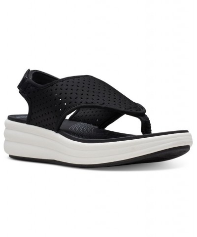 Women's Cloudsteppers Drift Blossom Slip-On Slingback Sandals Black $40.80 Shoes