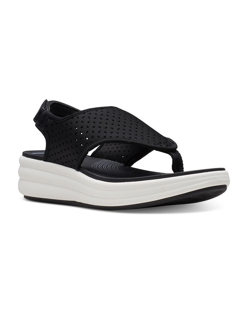 Women's Cloudsteppers Drift Blossom Slip-On Slingback Sandals Black $40.80 Shoes