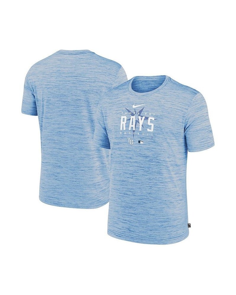 Men's Light Blue Tampa Bay Rays Authentic Collection Velocity Performance Practice T-shirt $29.99 T-Shirts