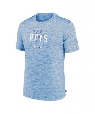 Men's Light Blue Tampa Bay Rays Authentic Collection Velocity Performance Practice T-shirt $29.99 T-Shirts