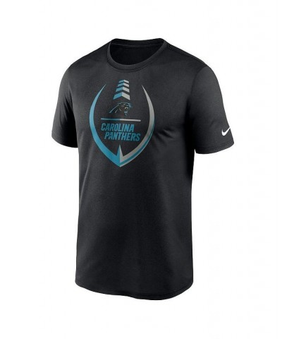 Men's Black Carolina Panthers Icon Legend Performance T-shirt $23.00 T-Shirts