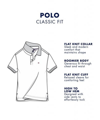 Men's Big & Tall Classic-Fit Ivy Polo White $29.40 Polo Shirts