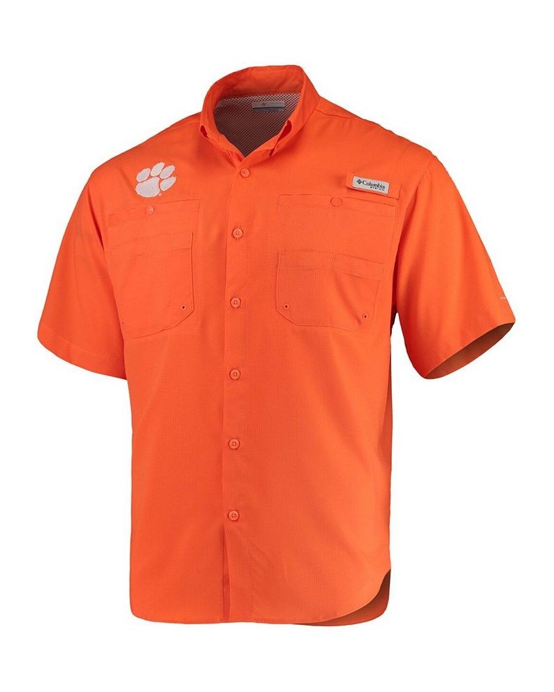 Men's Orange Clemson Tigers Tamiami Shirt $35.74 Shirts