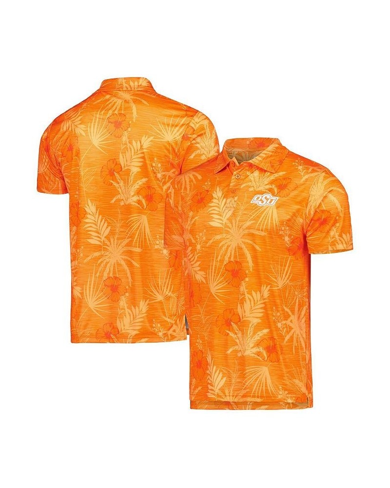 Men's Orange Oklahoma State Cowboys Palms Team Polo Shirt $31.89 Polo Shirts