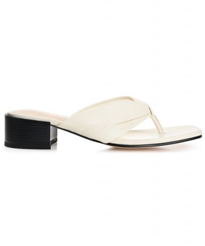 Women's Francine Sandal Ivory/Cream $52.50 Shoes