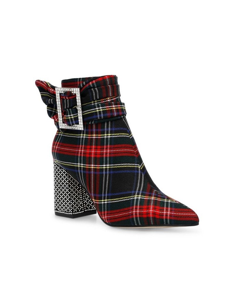 Women's Milburn Buckle Dress Booties Multi $24.70 Shoes