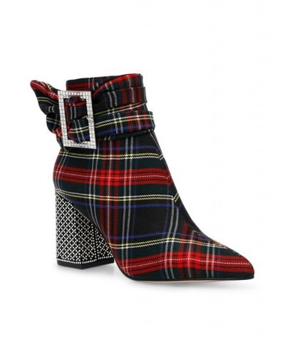 Women's Milburn Buckle Dress Booties Multi $24.70 Shoes