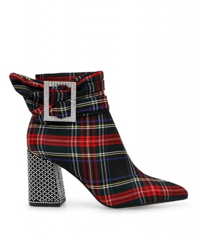 Women's Milburn Buckle Dress Booties Multi $24.70 Shoes