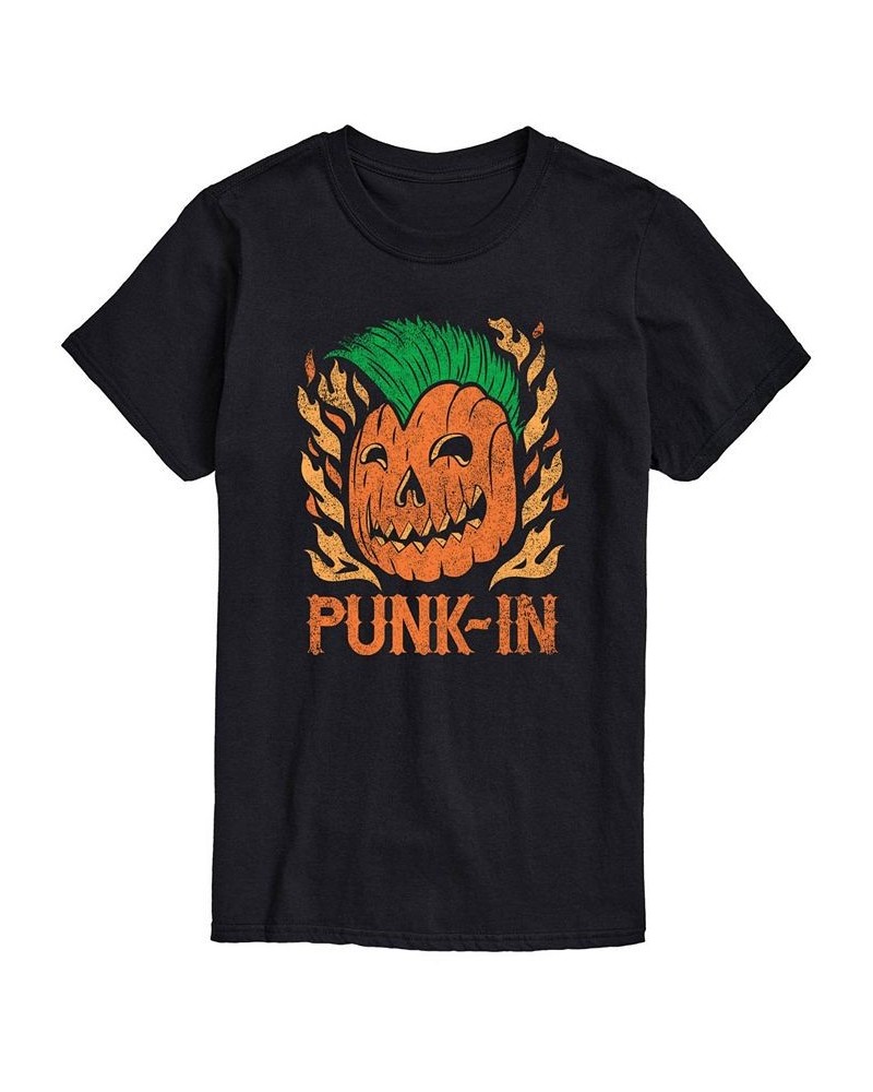 Men's Punk-In Classic Fit T-shirt Black $15.40 T-Shirts