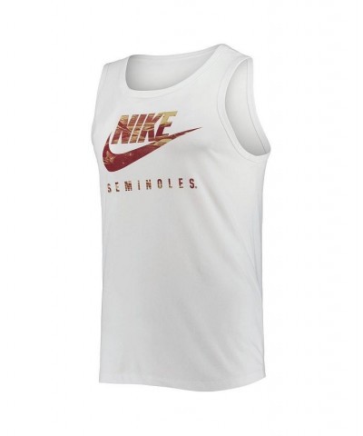 Men's White Florida State Seminoles Spring Break Futura Performance Tank Top $26.99 T-Shirts