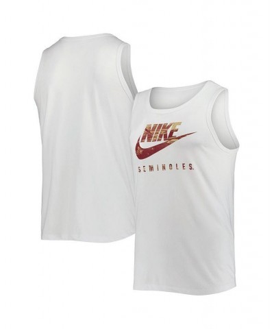 Men's White Florida State Seminoles Spring Break Futura Performance Tank Top $26.99 T-Shirts