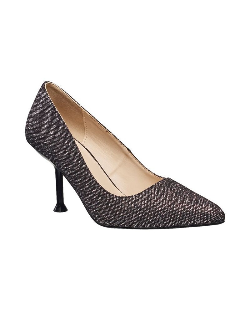 Women's Samui Flex Closed Toe Pumps Brown $42.14 Shoes