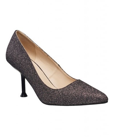 Women's Samui Flex Closed Toe Pumps Brown $42.14 Shoes