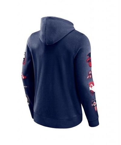 Men's Branded Navy Boston Red Sox Extra Innings Pullover Hoodie $39.10 Sweatshirt