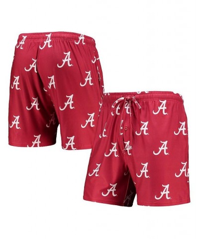 Men's Crimson Alabama Crimson Tide Flagship Allover Print Jam Shorts $16.80 Shorts