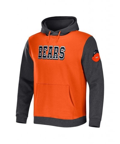 Men's NFL x Darius Rucker Collection by Orange, Heather Charcoal Chicago Bears Colorblock Pullover Hoodie $30.36 Sweatshirt