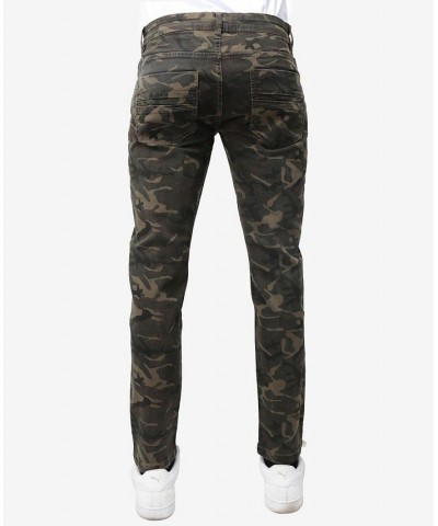 Men's Stretch Twill Colored Pants Olive Camo $25.20 Pants