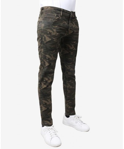 Men's Stretch Twill Colored Pants Olive Camo $25.20 Pants