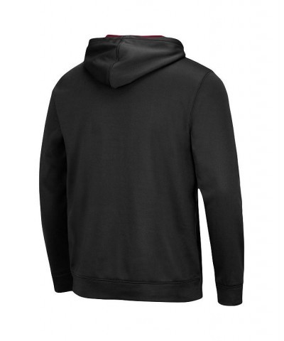 Men's Black Stanford Cardinal Sunrise Pullover Hoodie $26.65 Sweatshirt