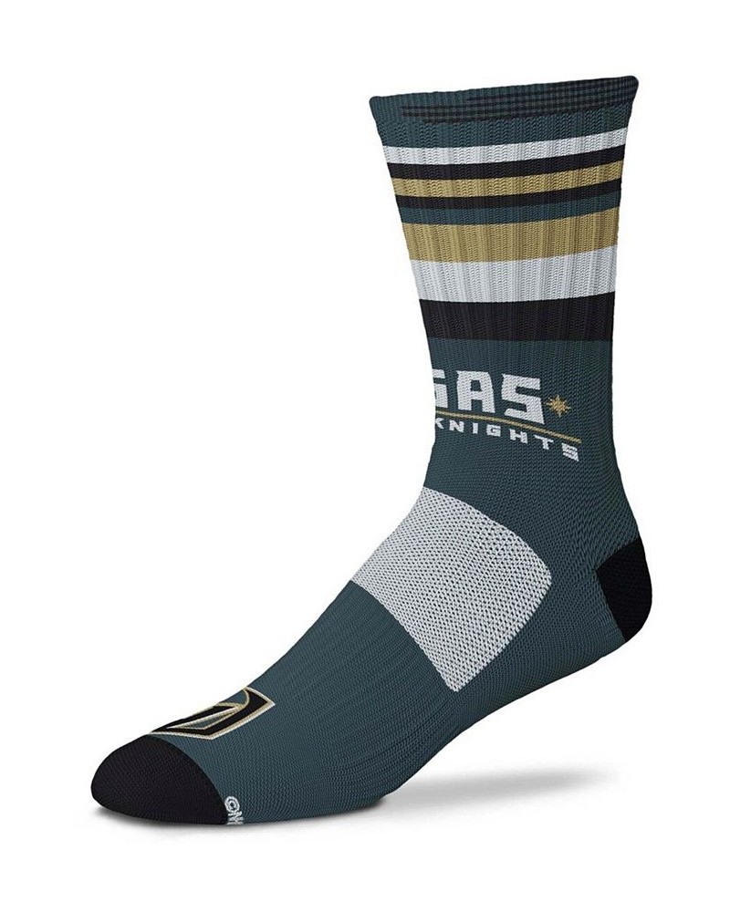 Men's and Women's Gray Vegas Golden Knights Rave Crew Socks $10.44 Socks