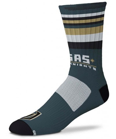 Men's and Women's Gray Vegas Golden Knights Rave Crew Socks $10.44 Socks