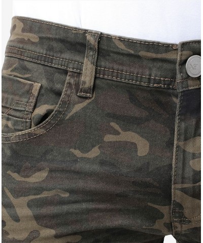 Men's Stretch Twill Colored Pants Olive Camo $25.20 Pants