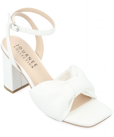 Women's Lottey Bow Sandals White $46.55 Shoes