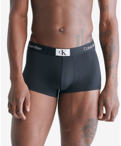 Men's 1996 Micro 3-Pk. Low Rise Trunks Black $16.28 Underwear