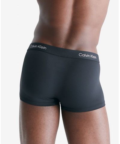 Men's 1996 Micro 3-Pk. Low Rise Trunks Black $16.28 Underwear