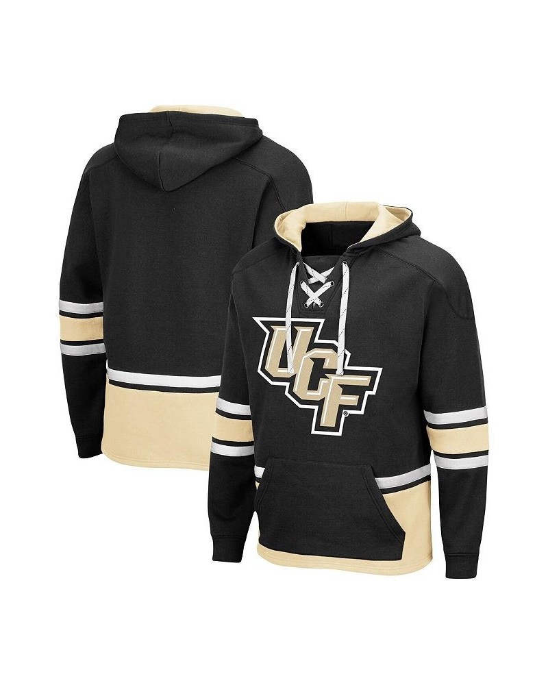 Men's Black UCF Knights Lace Up 3.0 Pullover Hoodie $38.24 Sweatshirt