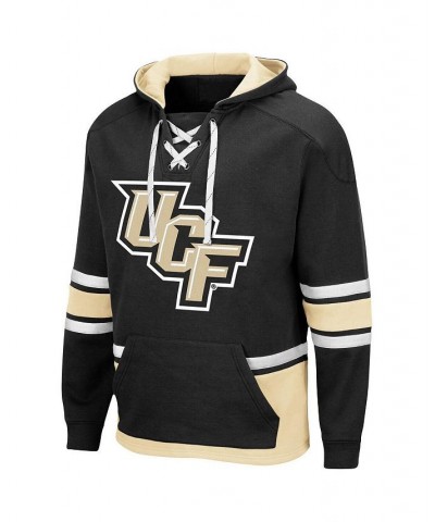 Men's Black UCF Knights Lace Up 3.0 Pullover Hoodie $38.24 Sweatshirt