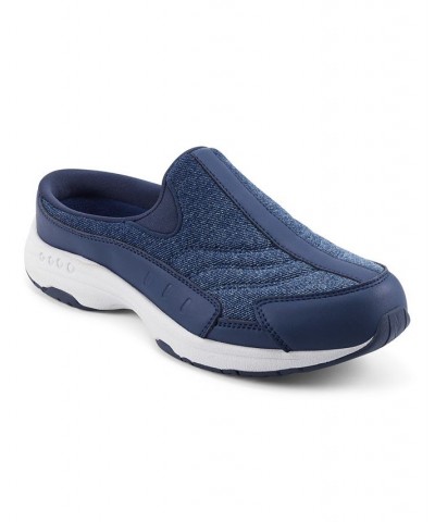 Women's Traveltime Round Toe Casual Slip-on Mules PD10 $37.92 Shoes