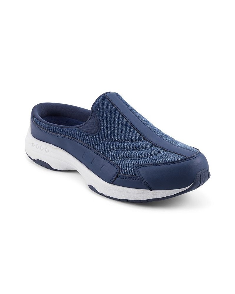 Women's Traveltime Round Toe Casual Slip-on Mules PD10 $37.92 Shoes