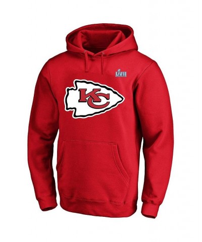 Men's Patrick Mahomes Red Kansas City Chiefs Super Bowl LVII Big and Tall Name and Number Pullover Hoodie $41.00 Sweatshirt