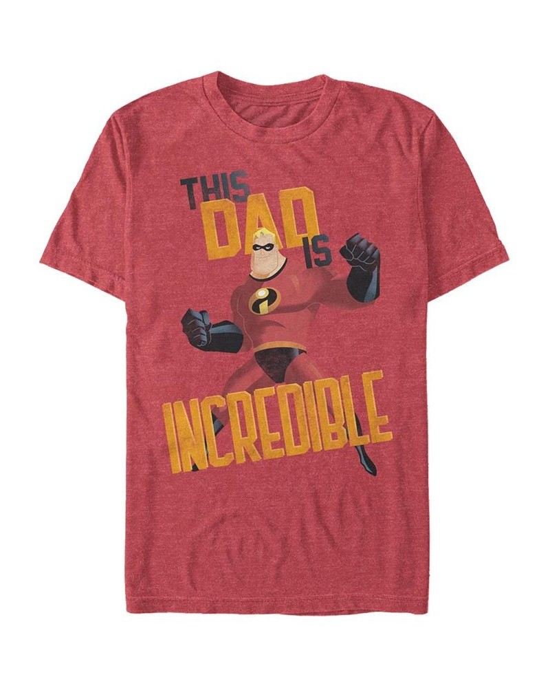 Men's This Dad Short Sleeve Crew T-shirt Red $14.00 T-Shirts