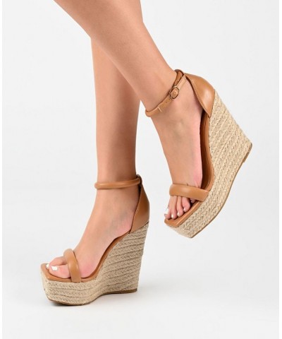 Women's Olesia Platform Wedge Sandals PD02 $39.60 Shoes