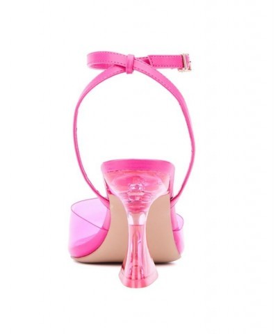 Women's Jacki Wide Width Heels Pumps Pink $38.39 Shoes