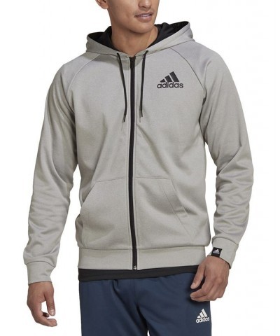 Men's Game and Go Performance Fleece Logo Hoodie Gray $22.05 Sweatshirt