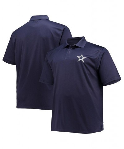 Men's Navy Dallas Cowboys Big and Tall Birdseye Polo Shirt $27.50 Polo Shirts