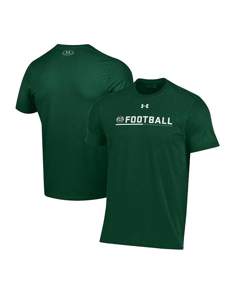 Men's Green Colorado State Rams 2022 Sideline Football Performance Cotton T-shirt $20.70 T-Shirts