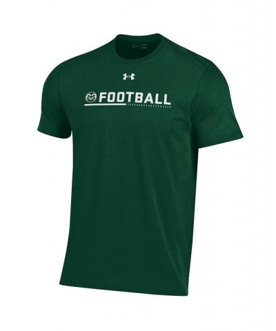 Men's Green Colorado State Rams 2022 Sideline Football Performance Cotton T-shirt $20.70 T-Shirts