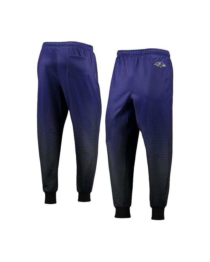 Men's Purple Baltimore Ravens Gradient Jogger Pants $32.80 Pants