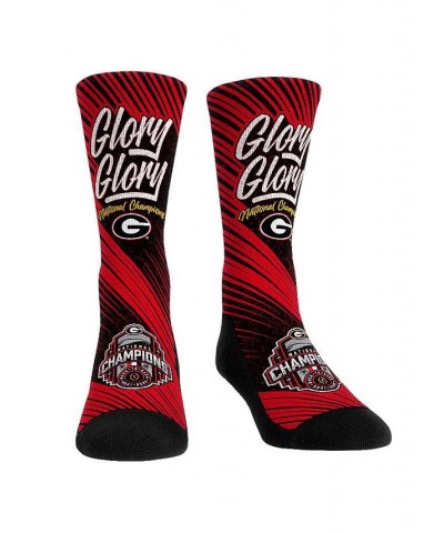 Men's and Women's Socks Georgia Bulldogs College Football Playoff 2022 National Champions Glory Glory Crew Socks $17.99 Socks