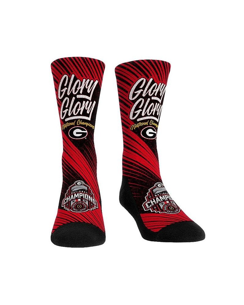 Men's and Women's Socks Georgia Bulldogs College Football Playoff 2022 National Champions Glory Glory Crew Socks $17.99 Socks