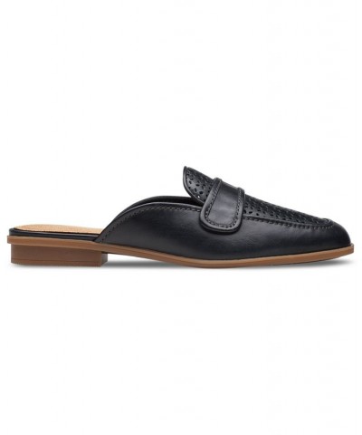 Women's Lyrical Rose Slip-On Loafer Flats Black $33.60 Shoes