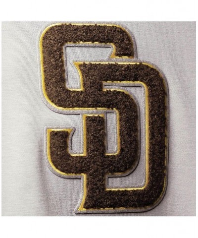 Men's Gray San Diego Padres Team Logo Pullover Hoodie $50.76 Sweatshirt